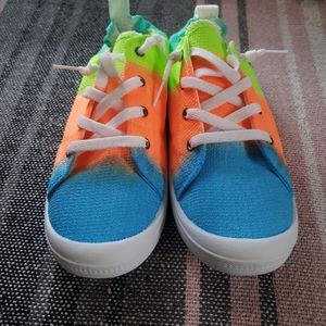Tye dye shoes